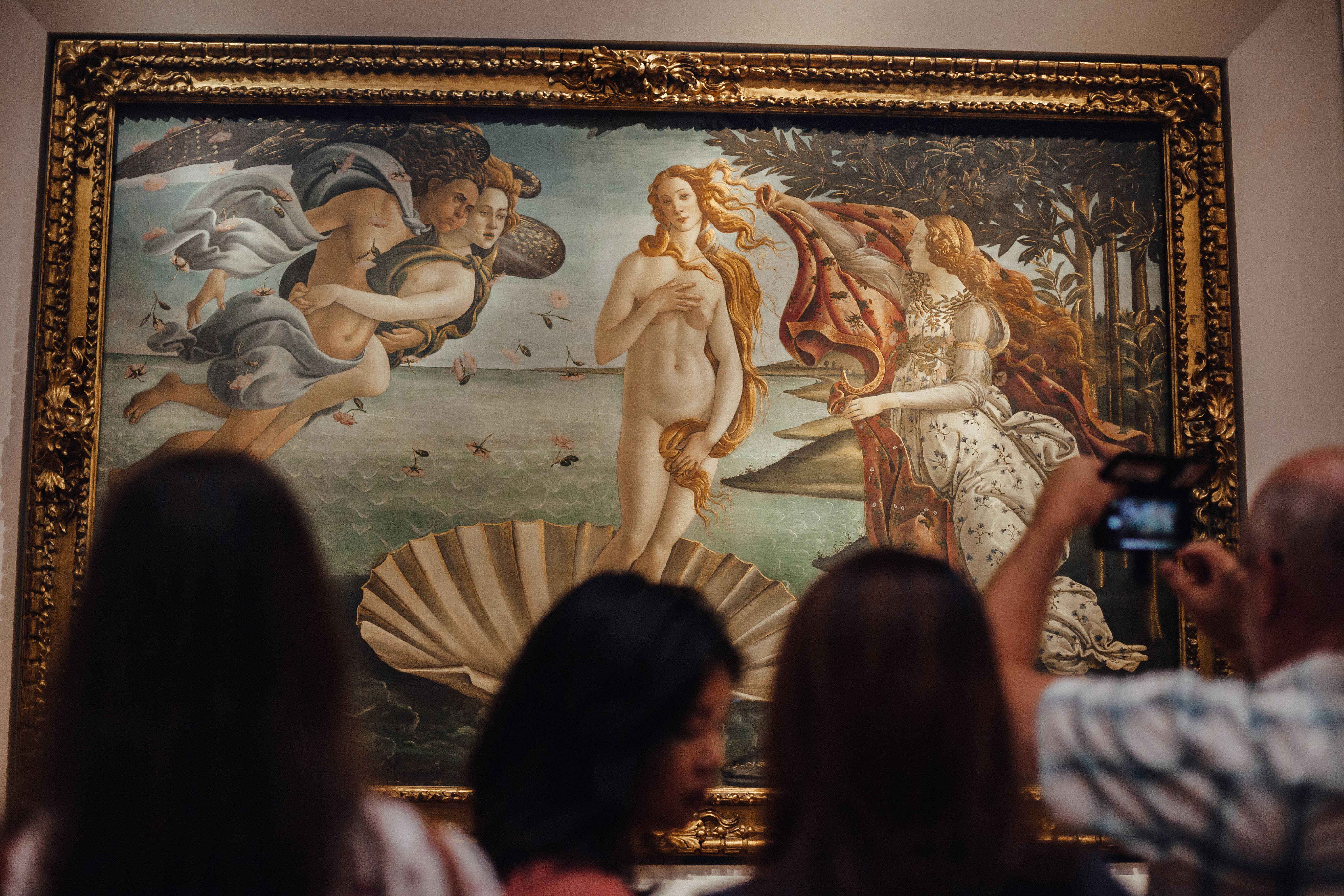 La Nascita di Venere di Botticelli - Sala di Botticelli, Uffizi
